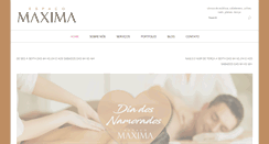 Desktop Screenshot of espacomaxima.com.br